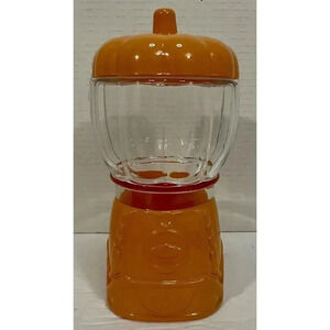 Orange‎ Gumball Machine Ceramic Glass Halloween Decor Target NEW